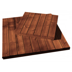 Puulaatta L2180R 800x800x21 mm ruskea