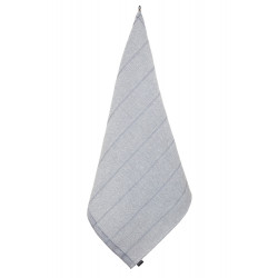 Kylpypyyhe Jokipiin Pellava laituri 75x150 valkoinen/tummansininen