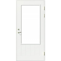 Parvekeovi Swedoor Balcony PO1894 W16, 9x21, valkoinen, kirkas lasi