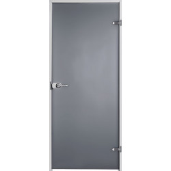 Kostean tilan ovi Swedoor Bath Harmaa+, satiinilasi, 8x21, RVK-karmi, Atlanta-painike