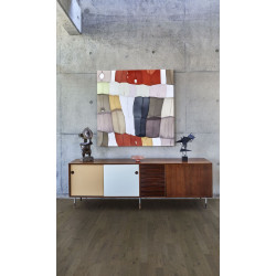 Parketti Kährs Beyond Retro Tammi Charcoal Light, 3S, ultramattalakattu, harjattu