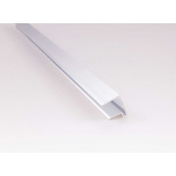 U-päätelista Keraplast 16mm, alumiini, 2.5m