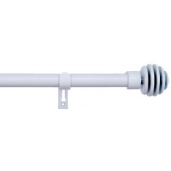 Verhotanko Kirsch Aura, Ø19mm, 90-160cm, valkoinen