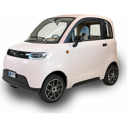 Sähkömopoauto Kontio Motors GreenBear pinkki