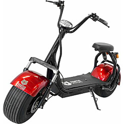 Sähköskootteri Kontio Kruiser Premium Pack 1.2kWh metallinpunainen
