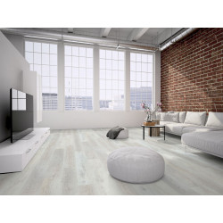 Vinyylilankku DomusFlooring PowerStep3000+, Afroditen merenvaahto, 4,5x178x1219mm, integroitu askeläänieriste