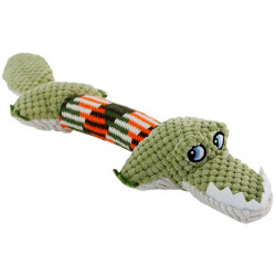 Koiranlelu Boogie köysikeskiöllä, kroko, 40cm