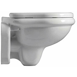 Seinä-WC-istuin Lavabo Retro, valkoinen