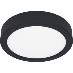 LED-Plafondi Eglo Fueva 5, 11W, Ø16cm, himmennettävä, musta/valkoinen