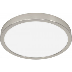 LED-Plafondi Eglo Fueva 5, 20.5W, Ø28,5cm, himmennettävä, mattanikkeli/valkoinen