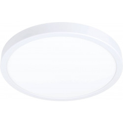 LED-Plafondi Eglo Fueva 5, Ø28,5cm, 3000K, valkoinen, pyöreä, pinta-asennettava, vaihdettava LED