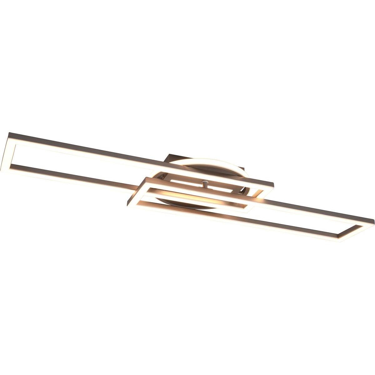 LED-kattovalaisin Trio Twister, harjattu teräs
