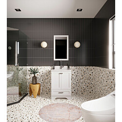Kylpyhuoneryhmä Linento Bathroom Yellowstone 24 White peili