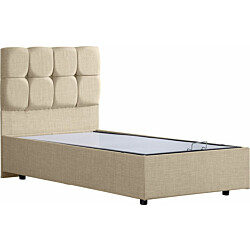 Sänky Linento Furniture Berlin Bb 90x190cm kerma