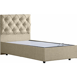 Sänky Linento Furniture Eylul Bb 100x200cm kerma