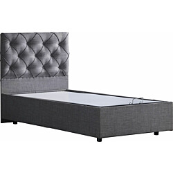 Sänky Linento Furniture Eylul Bb 90x190cm harmaa