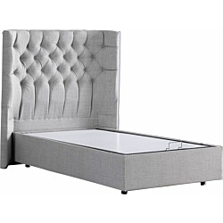 Sänky Linento Furniture Matilda Bby 90x190cm vaaleanharmaa