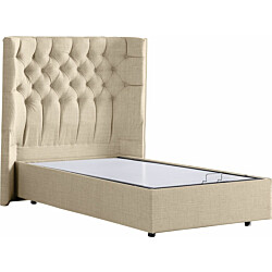Sänky Linento Furniture Matilda Bb 90x200cm kerma
