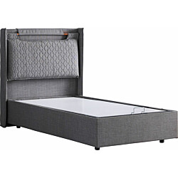Sänky Linento Furniture Zagreb Bby 120x200cm harmaa