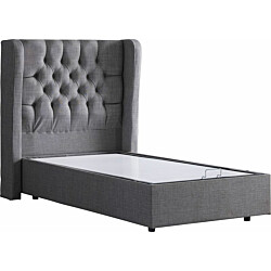 Sänky Linento Furniture Riga Bb 100x200cm harmaa