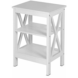 Sivupöytä Linento Furniture Classy, valkoinen