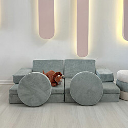 Lasten sohva Linento Furniture Puzzle, sininen