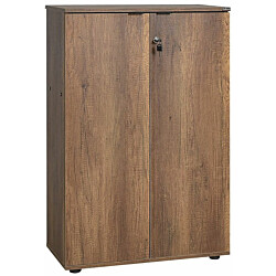 Lukollinen kaappi Linento Furniture RKT-332-OO-1, ruskea