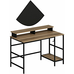 Työpöytä Linento Furniture Greta L, ruskea