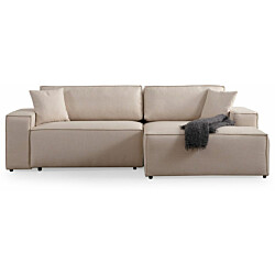 Divaanivuodesohva Linento Furniture Pirlo Corner, 3-istuttava, oikea, beige