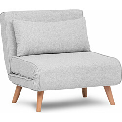 Vuodetuoli Linento Furniture Folde Single Teddy harmaa