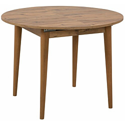 Jatkettava ruokapöytä Linento Furniture Vina, ruskea