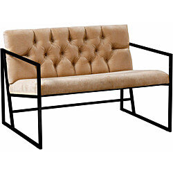 Sohva Linento Furniture Oslo, 2:n istuttava, vaaleanruskea