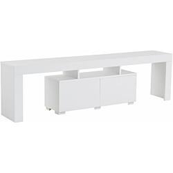 TV-taso Linento Furniture Enclave 180cm luonnonvalkoinen