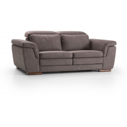 Sohva Linento Furniture Mardini, 2-istuttava, ruskeanharmaa