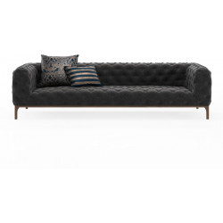 Sohva Linento Furniture Fashion, 4-istuttava, harmaa