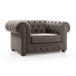 Nojatuoli Linento Furniture Cupon, ruskeanharmaa