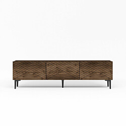 TV-taso Linento Furniture Felix, 160cm, tummanruskea