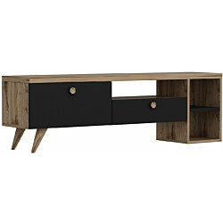 TV-taso Linento Furniture Parion musta/tammi