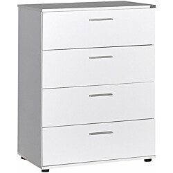 Lipasto Linento Furniture SFN-540-BB-1, leveys 73cm, korkeus 96cm, valkoinen
