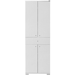 Kaappi Linento Furniture ADR-441-PP-1, 60x187cm, valkoinen