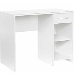 Työpöytä Linento Furniture CMS-505-BB-1, 90x52cm, valkoinen
