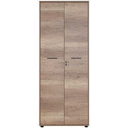 Lukollinen kaappi Linento Furniture NKT-555-TT-1, leveys 72cm, korkeus 187cm, ruskea