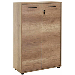 Lukollinen kaappi Linento Furniture NKT-533-TT-1, leveys 72cm, korkeus 110cm, ruskea