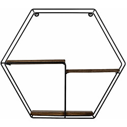 Seinähylly Linento Furniture Narcissus, ruskea/musta
