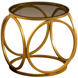 Apupöytä Linento Furniture Mimo, 40cm, kulta