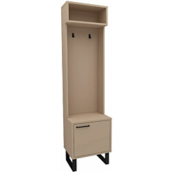 Vaatenaulakko Linento Furniture Zülka beige