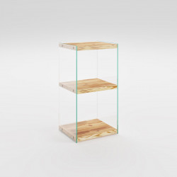 Kirjahylly Linento Furniture Niagara, ruskea