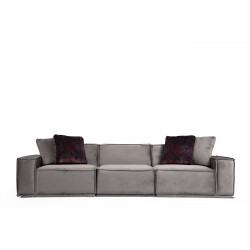 Sohva Linento Furniture Lego, 3-istuttava, harmaa