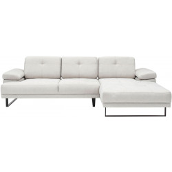 Divaanisohva Linento Furniture Mustang pieni, oikea, luonnonvalkoinen