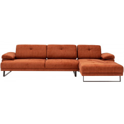 Divaanisohva Linento Furniture Mustang pieni, oikea, oranssi